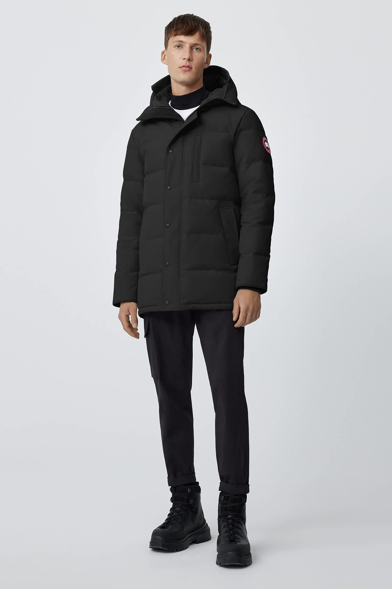 Parka Canada Goose Carson Noir Classic Label