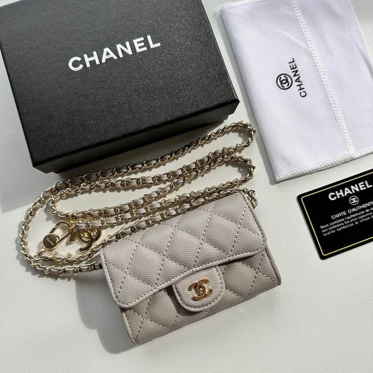 Mini Sac Chanel Gris