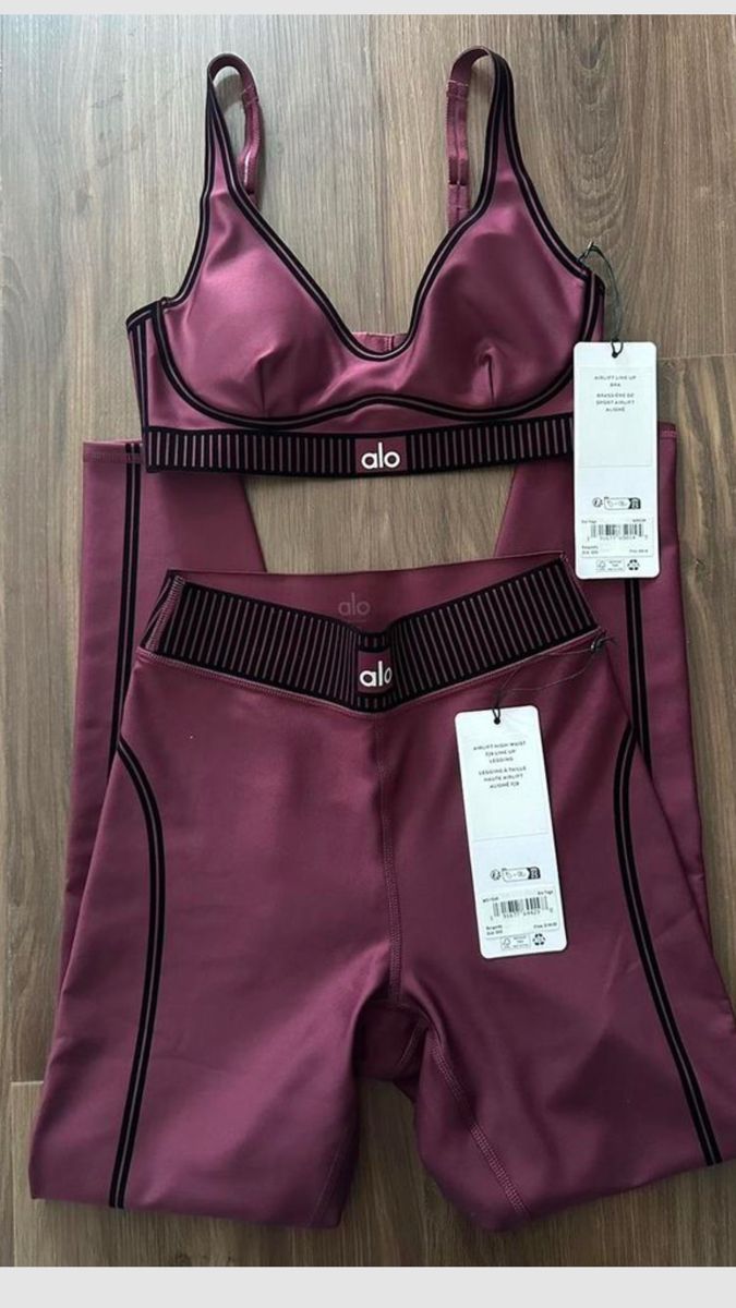Ensemble alo Airlift Suit Up Rose
