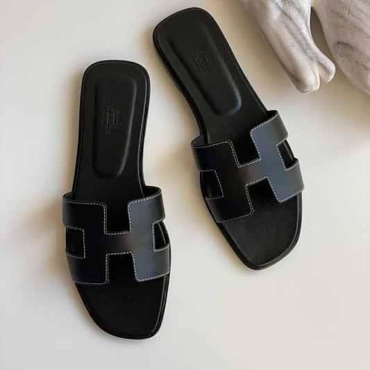 Claquettes Oran Noir