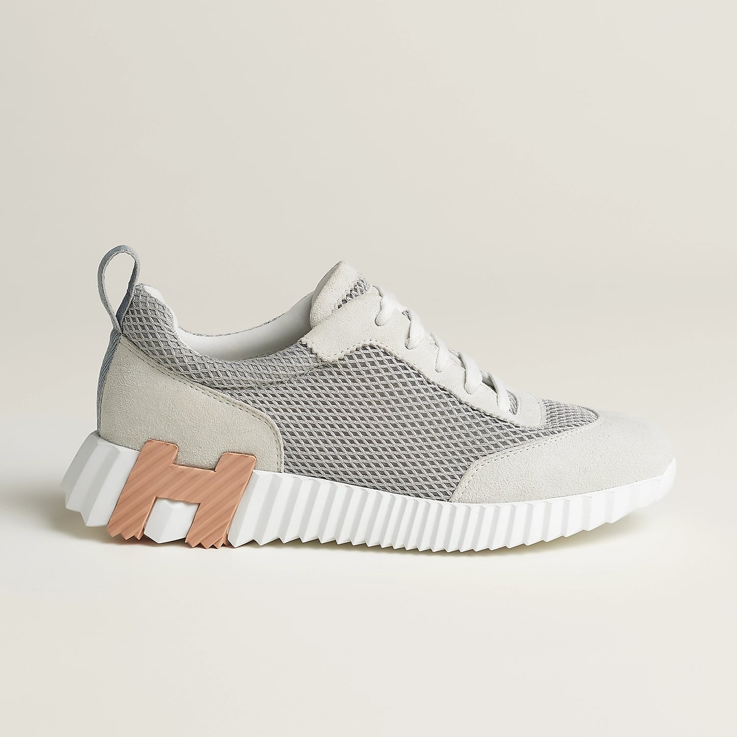 Hermès Bouncing gris Lulea / Blanc