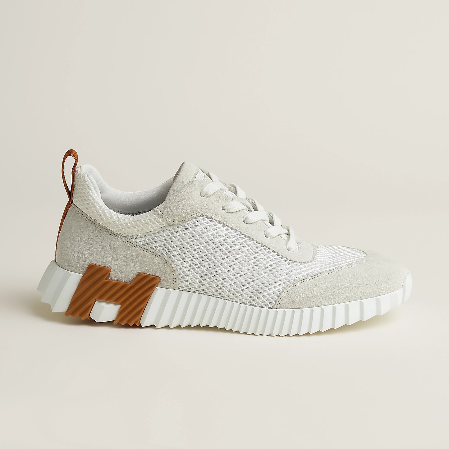 Hermès Bouncing Blanc/Marron