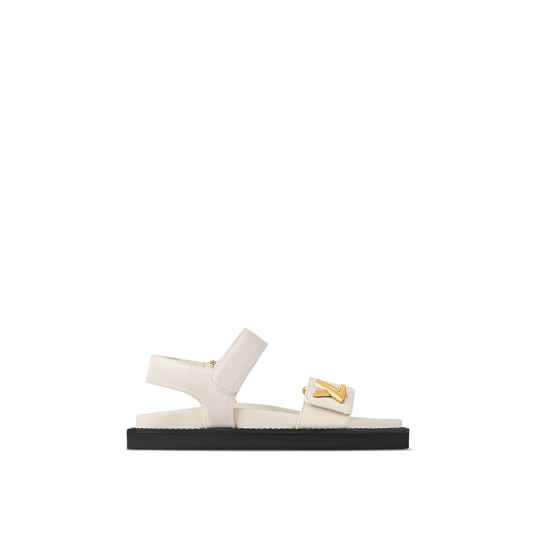 Sandales LV Blanche