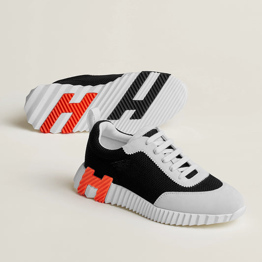 Hermès Bouncing Noir/Blanc/Orange