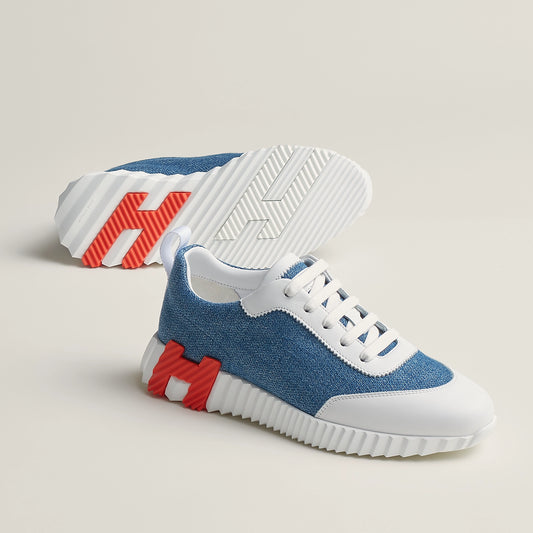 Hermès Bouncing Bleu Jeans/Orange