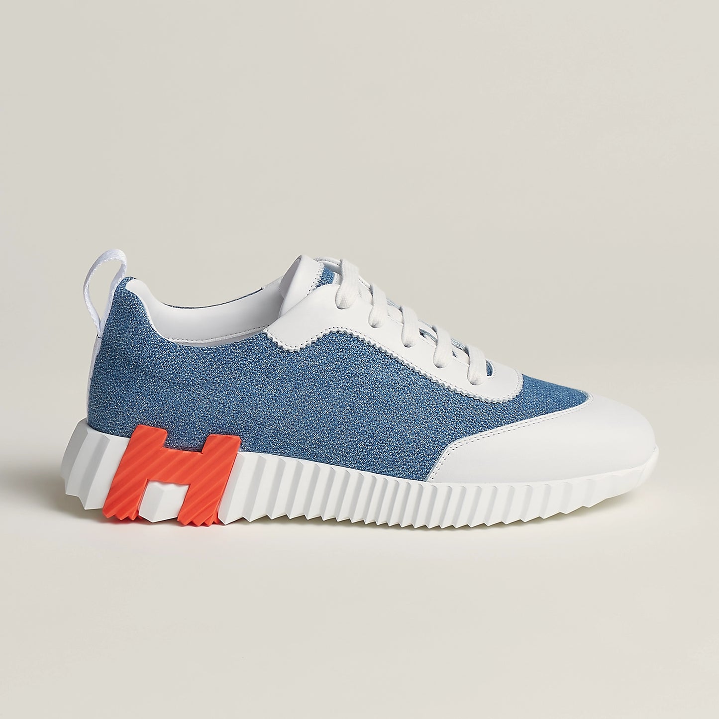 Hermès Bouncing Bleu Jeans/Orange