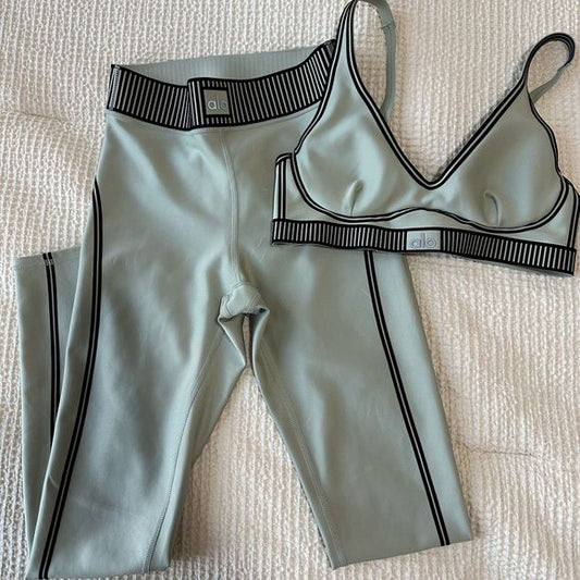 Ensemble alo Airlift Suit Up Vert Clair