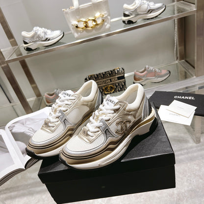 Chanel CC Runner Gold Laminé