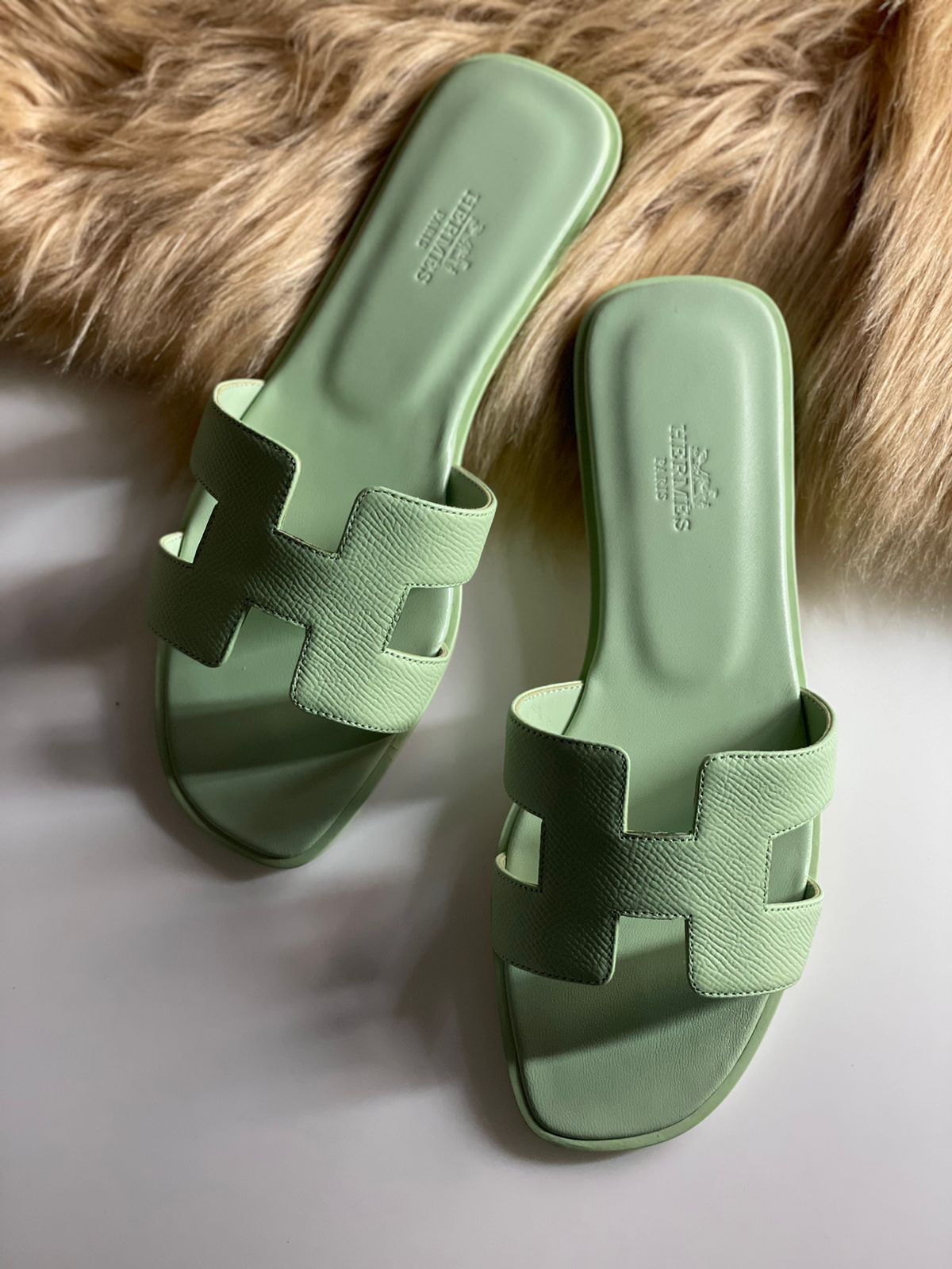Claquettes Oran Verte