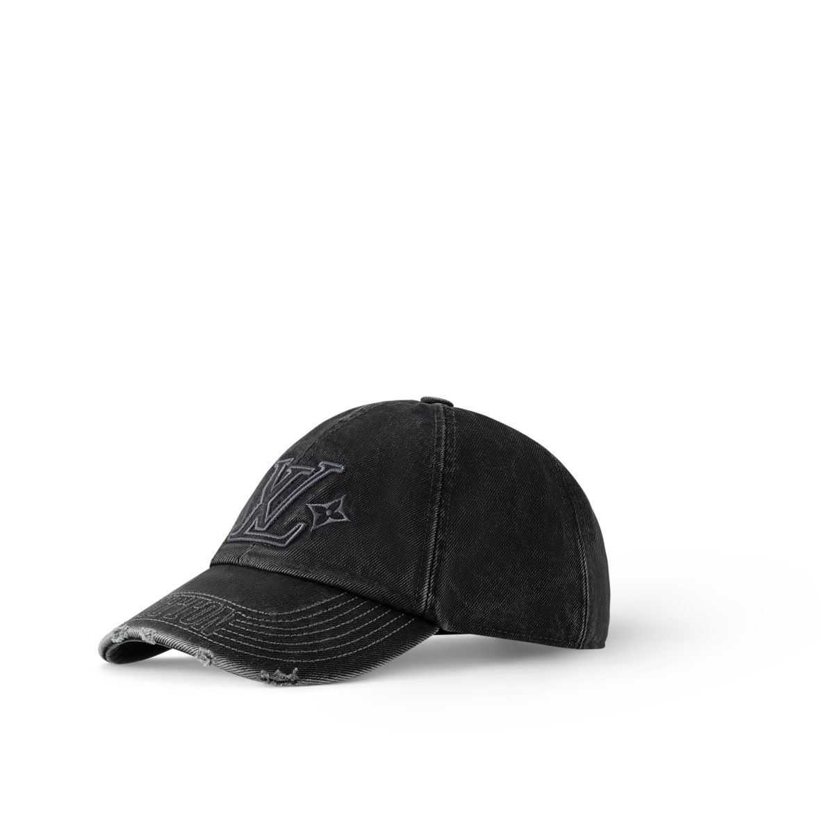 Casquette LV Denim Washed - CASQUETTES (2)