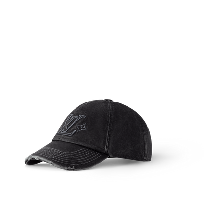 Casquette LV Denim Washed - CASQUETTES (2)