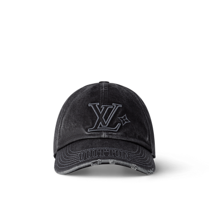 Casquette LV Denim Washed - CASQUETTES (2)