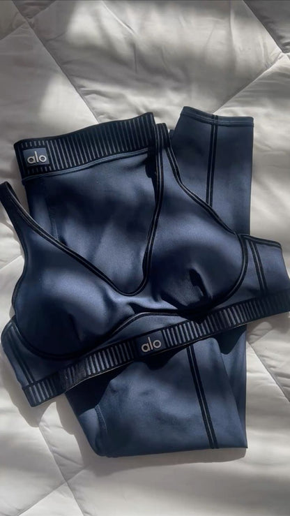 Ensemble alo Airlift Line Up Bleu Marine