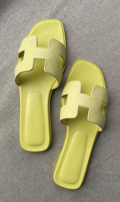 Claquettes Oran Jaune