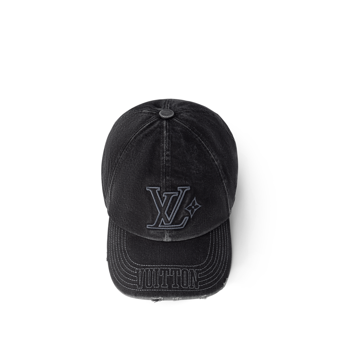 Casquette LV Denim Washed - CASQUETTES (2)