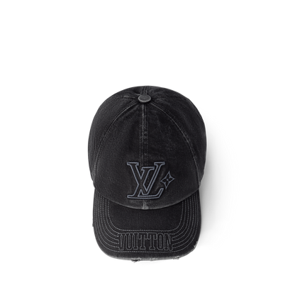 Casquette LV Denim Washed - CASQUETTES (2)