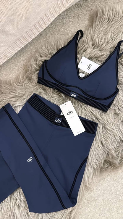 Ensemble alo Airlift Line Up Bleu Marine