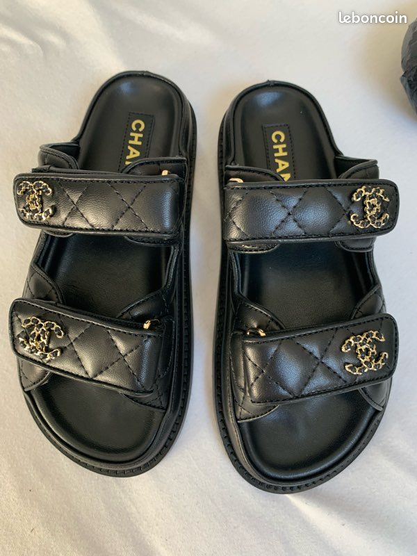 Sandales Chanel Noir