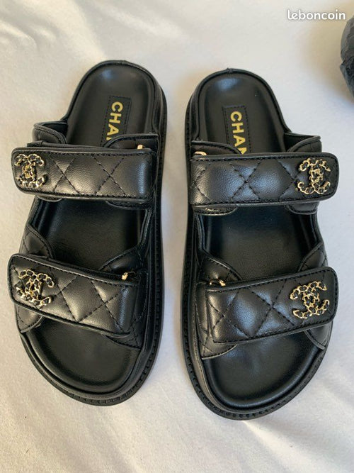 Sandales Chanel Noir