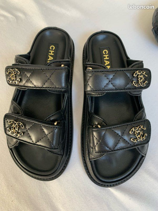 Sandales Chanel Noir