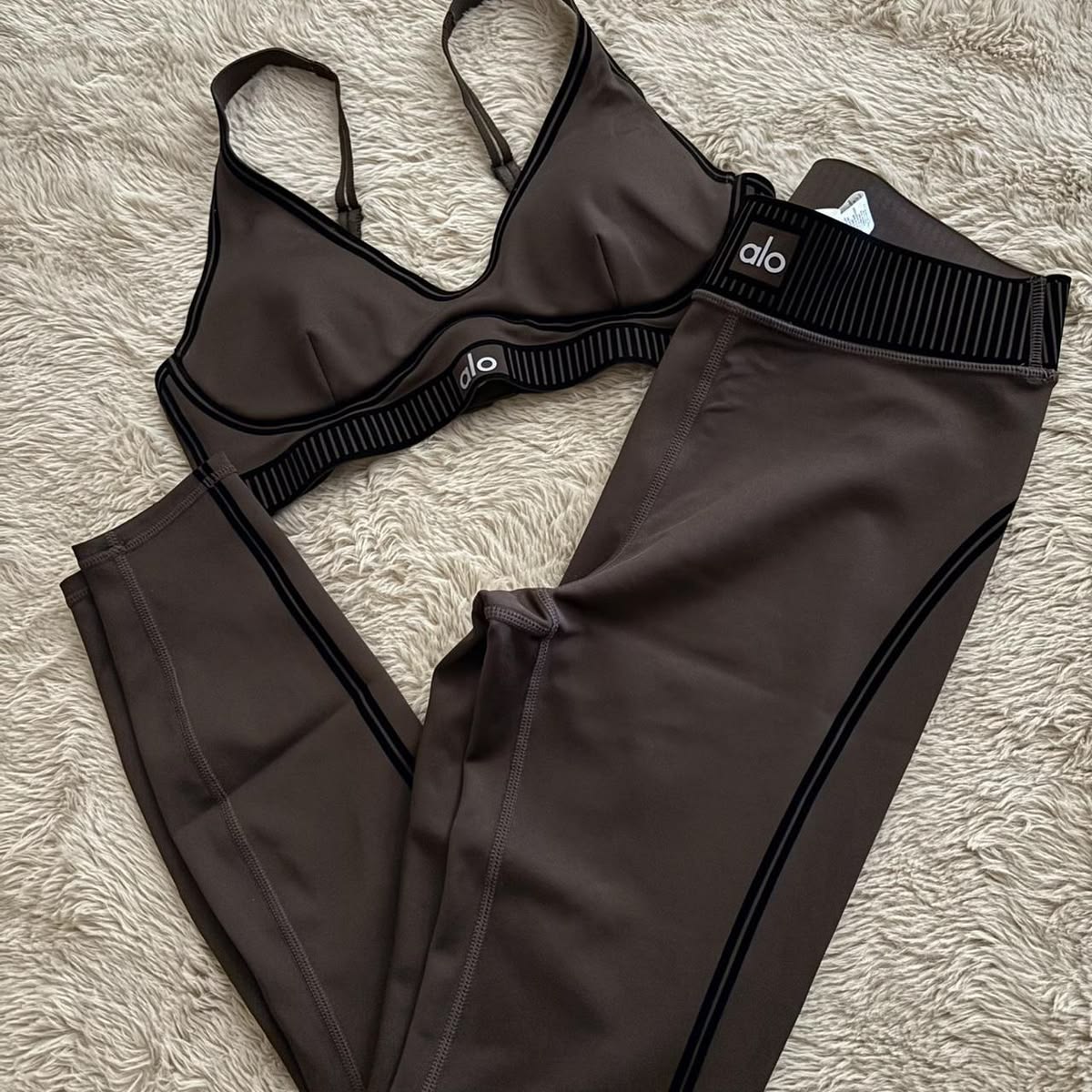 Ensemble alo Airlift Suit Up Marron