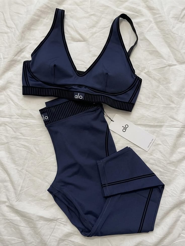 Ensemble alo Airlift Line Up Bleu Marine