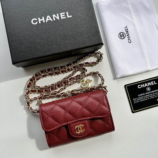 Mini Sac Chanel Bordeaux
