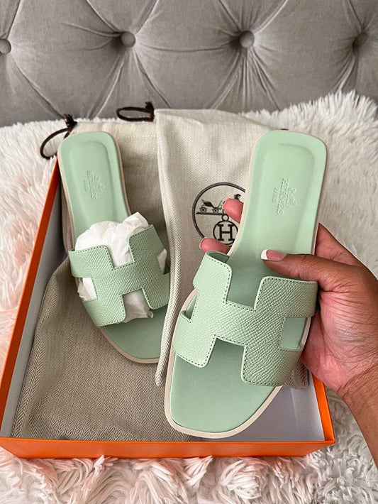 Claquettes Oran Verte