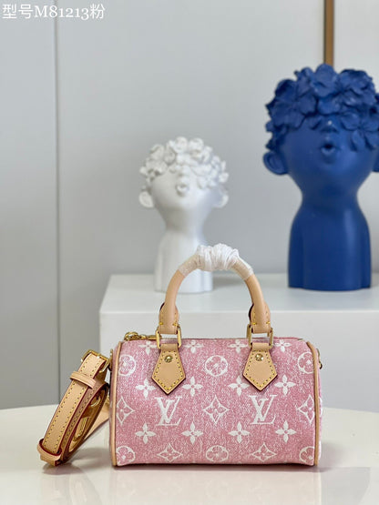 Sac LV Nano Speedy Rose