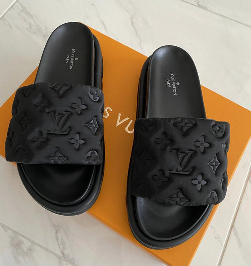 Claquette LV Noir