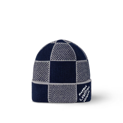 Bonnet LV Damier Heritage Bleu